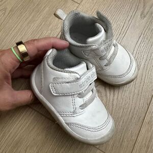 Stride Rite Mars White Toddler Shoes Size 4M